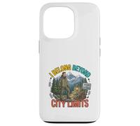 Carcasa para iPhone 13 Pro Diseño de Aventuras al Aire Libre I Belong Beyond City Limits