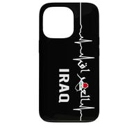 Carcasa para iPhone 13 Pro Diseño de Bandera de Irak, hogar de IRQ Bagdad, Orgullo iraquí, Amo a Irak