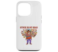 Carcasa para iPhone 13 Pro Diseño de Conciencia Mental Atrapado en mi Cabeza Pensando Demasiado