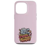 Carcasa para iPhone 13 Pro Diseño de Fiesta Latina, gráfico de celebración de Boricua Beats
