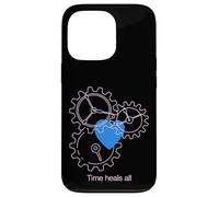 Carcasa para iPhone 13 Pro Diseño de neón Time Heals All Heart & Gear