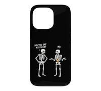 Carcasa para iPhone 13 Pro Diseño Divertido y Bonito de Did You Eat My Pizza Skeleton