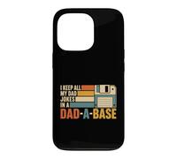 Carcasa para iPhone 13 Pro Diseño I Keep All My Dad Jokes In A Dad-A-Base