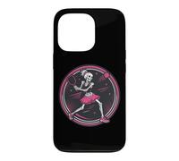 Carcasa para iPhone 13 Pro Disfraz de Esqueleto Espeluznante de Pickleball para Mujer, Amante del Jugador Aterrador