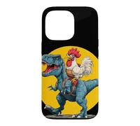 Carcasa para iPhone 13 Pro Disfraz de Pollo Best Friends para Amantes de los Dinosaurios