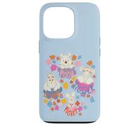 Carcasa para iPhone 13 Pro Disney Winnie the Pooh Spring Easter Friendly Flower Faces