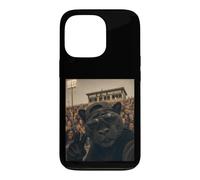 Carcasa para iPhone 13 Pro Divertida Mascota de Panther Student para Selfies Vintage para el Día del Juego