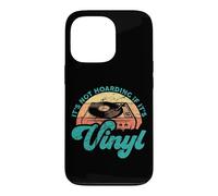 Carcasa para iPhone 13 Pro Divertidas Citas de Vinilo It's Not Hoarding If It's Vinyl