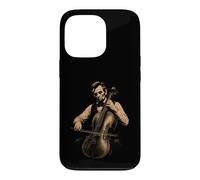 Carcasa para iPhone 13 Pro Divertido Abraham Lincoln Tocando Violonchelo Música clásica Violonchelo
