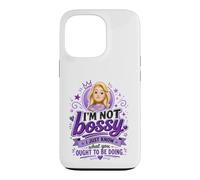 Carcasa para iPhone 13 Pro Divertido Bossy Rubia De Dibujos Animados Mujer Púrpura Reina