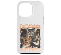 Carcasa para iPhone 13 Pro Divertido diseño felino de Midnight Screaming Cats