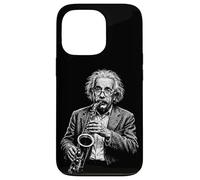 Carcasa para iPhone 13 Pro Divertido Física Científico Jugando Saxofón Matemáticas Nerd Ciencia Humor