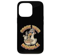 Carcasa para iPhone 13 Pro Divertido Ganso Juego de Palabras Humor Animal USA Tus Fideos