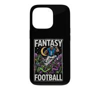 Carcasa para iPhone 13 Pro Divertido Jugador de fútbol de fantasía vence a los Monstruos Diciendo