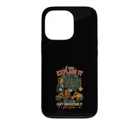 Carcasa para iPhone 13 Pro Divertido Profesor Matematicas Vintage Humor