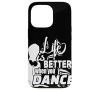 Carcasa para iPhone 13 Pro DJ - Tocadiscos Notas Musicales House Techno