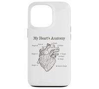 Carcasa para iPhone 13 Pro Dog Lover Heart Anatomy Shirt - Dog Owner, Medic, Veterinary