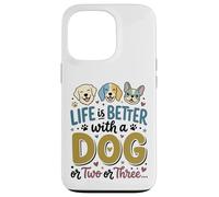 Carcasa para iPhone 13 Pro Dog Mom Dog Dad Dog Lover Dueña de Varios Perros