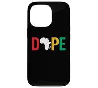Carcasa para iPhone 13 Pro Dope Africa Map Juneteenth Pan African Pride