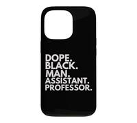 Carcasa para iPhone 13 Pro Dope Black Man Profesor Asistente Orgullo Afroamericano