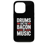 Carcasa para iPhone 13 Pro Drums Are The Bacon of Music