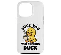 Carcasa para iPhone 13 Pro Duck You You Ducking Duck I Love Duck Lover Pato de Goma Grosero