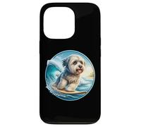 Carcasa para iPhone 13 Pro Dueño de un Perro Habanero Surfista Surfista Surfboard Rider Vintage