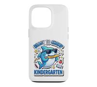 Carcasa para iPhone 13 Pro eady to Chomp Kindergarten Shark First Day of School