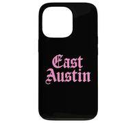Carcasa para iPhone 13 Pro East Austin Texas 512 737 Activismo artístico Mexicano Americano Rosa