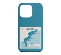 Carcasa para iPhone 13 Pro East Coast Shark Sightings Map