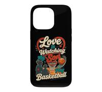 Carcasa para iPhone 13 Pro El Amor está Viendo a mi Hijo Jugar al aro de Baloncesto