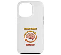 Carcasa para iPhone 13 Pro El Cerebro Necesita reiniciarse Funny Mind Reload Humor