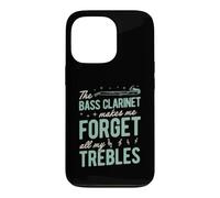 Carcasa para iPhone 13 Pro El Clarinete bajo me Hace Olvidar Todos mis Agudos