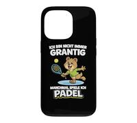 Carcasa para iPhone 13 Pro El Divertido Oso del Pádel No Siempre Está De Mal Humor -