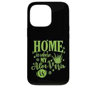 Carcasa para iPhone 13 Pro El hogar es Donde mi Aloe Vera es Medicinal Planta