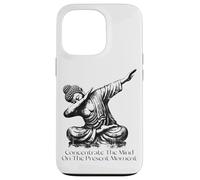 Carcasa para iPhone 13 Pro El Momento Presente Dabbing Buddha Mindfulness Iluminación
