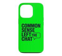 Carcasa para iPhone 13 Pro El Sentido común Antisocial dejó el Chat Anti Gente estúpida