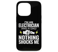 Carcasa para iPhone 13 Pro Electricista y papá Nada me sorprende Ingeniero eléctrico