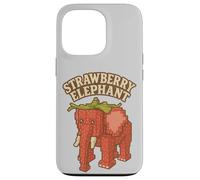 Carcasa para iPhone 13 Pro Elefante Fresa Divertido Italiano Brainrot Slang Juegos Meme