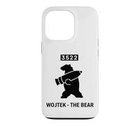 Carcasa para iPhone 13 Pro Emblema Militar de Concha de artillería de Oso Wojtek