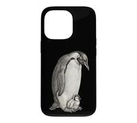 Carcasa para iPhone 13 Pro Emperor Penguins and Chick Vintage Art