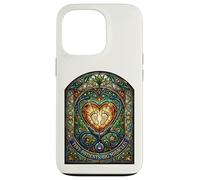 Carcasa para iPhone 13 Pro Enfermera pediátrica Pequeños Pacientes Grandes Milagros Vidrieras