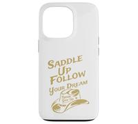 Carcasa para iPhone 13 Pro Ensilla y Sigue tu sueño, Nunca te Des por vencido