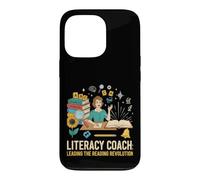 Carcasa para iPhone 13 Pro Entrenador de Alfabetización Lectura Liderando Lectura Revolución F