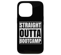 Carcasa para iPhone 13 Pro Entrenamiento Divertido Straight Outta Boot Camp