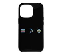 Carcasa para iPhone 13 Pro Equality is Greater Than Division Math Symbol Social Justice
