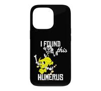 Carcasa para iPhone 13 Pro Es Curioso Que encontré Este Chiste de papá con húmero, Perro y Huesos esqueléticos