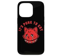 Carcasa para iPhone 13 Pro Es Punk Llorar lágrimas de Gato