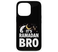 Carcasa para iPhone 13 Pro Es Ramadán Bro Feliz Ayuno Luna Creciente Islámica Musulmán