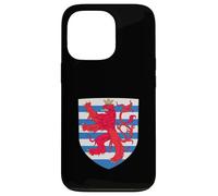 Carcasa para iPhone 13 Pro Escudo Medieval de Luxemburgo Roude Leiw Escudo Emblema Blazon